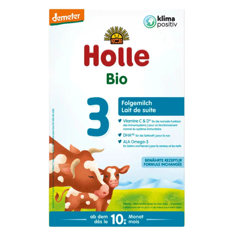 Holle Bio Stage 3 Cow Organic Baby Formula 600g