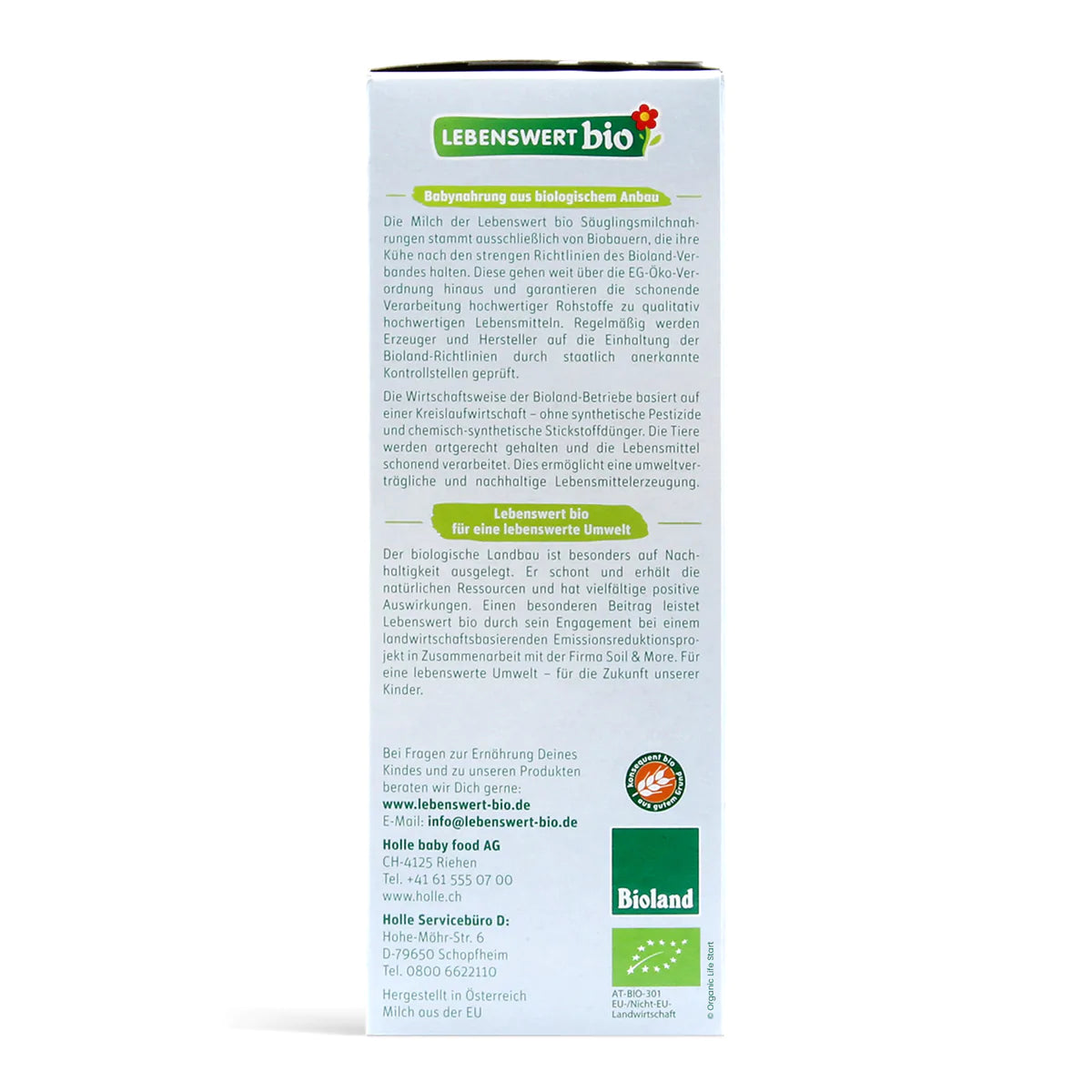 
                  
                    Lebenswert Folgemilch Stage 2 Organic Follow-On Infant Milk Formula
                  
                