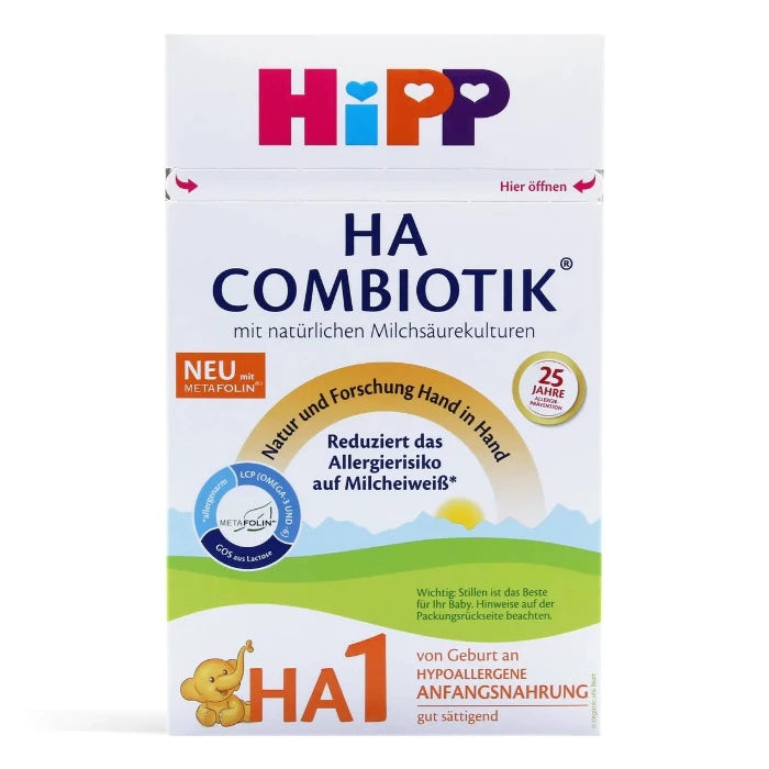 Products HiPP HA Germany Hypoallergenic Stage 1 Combiotic Infant Milk Formula 