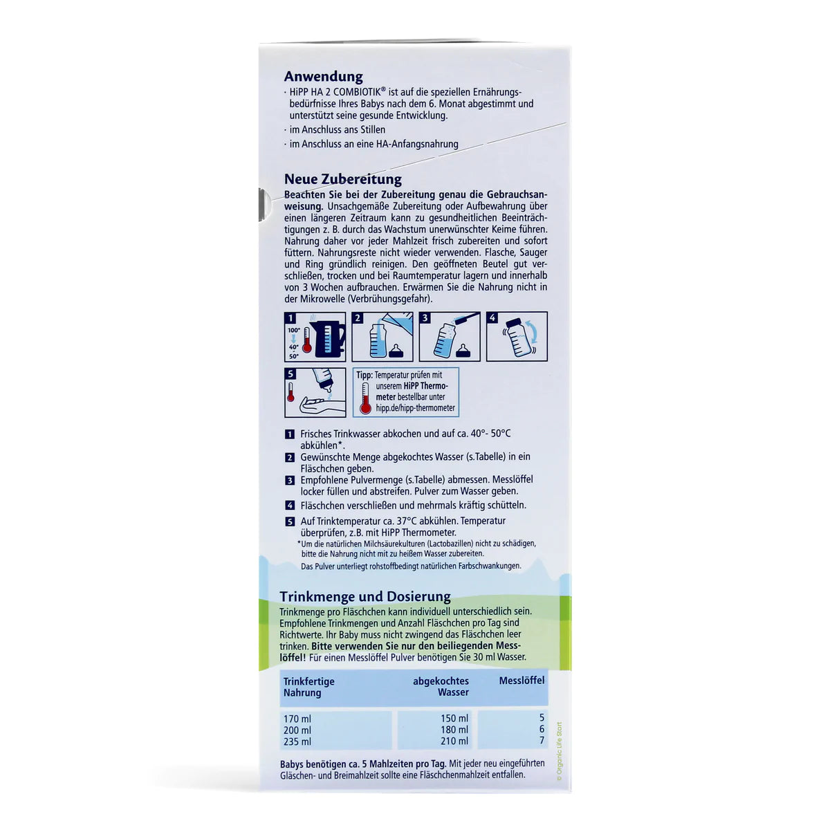 
                  
                    HiPP HA Germany Hypoallergenic Stage 2 Combiotic Follow-On Infant Milk Formula (600g)
                  
                