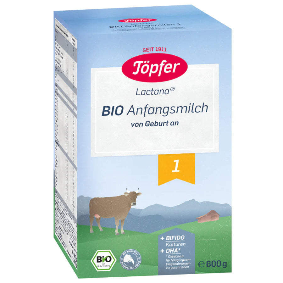 Topfer 1 Bio Lactana 600G - Organic Infant Milk for Newborns